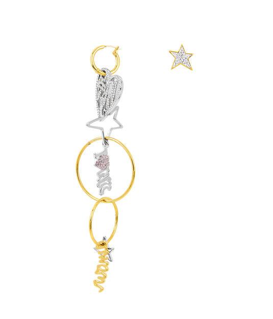 Henri Bendel Henri Script Mismatched Earring