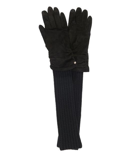 Henri Bendel Long Suede Gloves