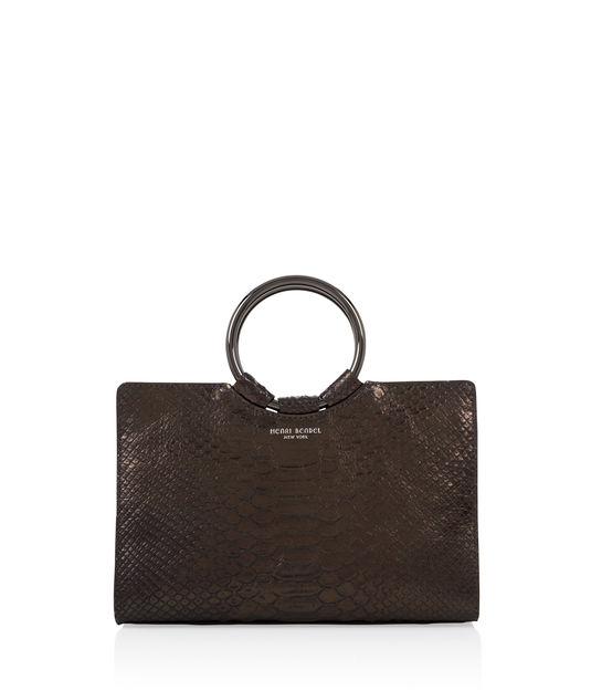 Henri Bendel Marquis Snake Embossed Mini Satchel