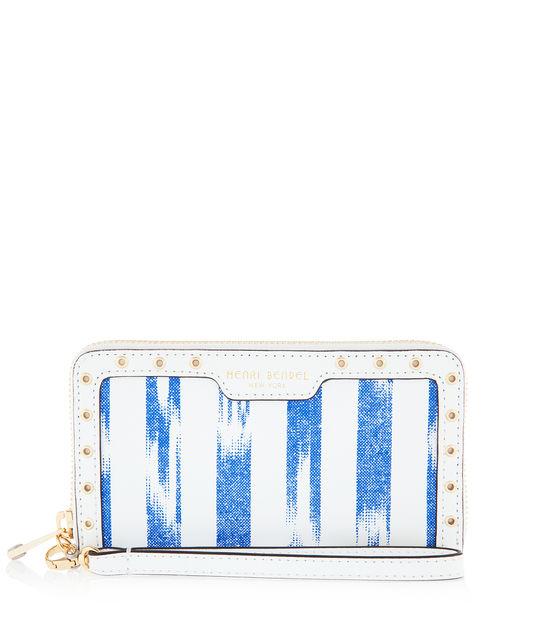 Henri Bendel West 57th Medium Zip Ikat Wallet