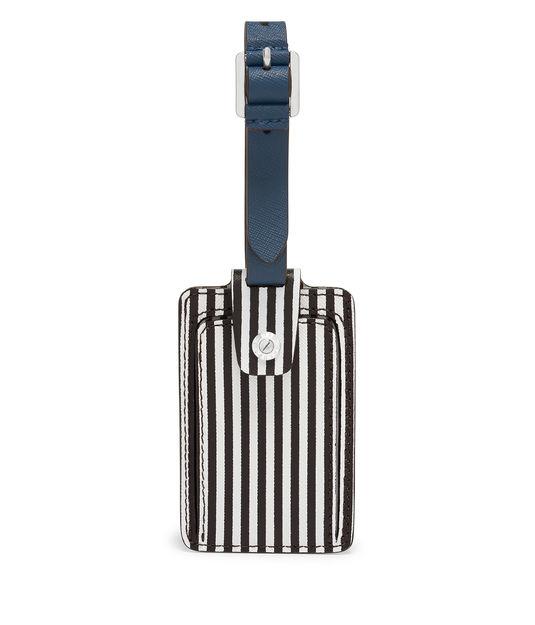 Henri Bendel Centennial Stripe Blocked Bag Tag