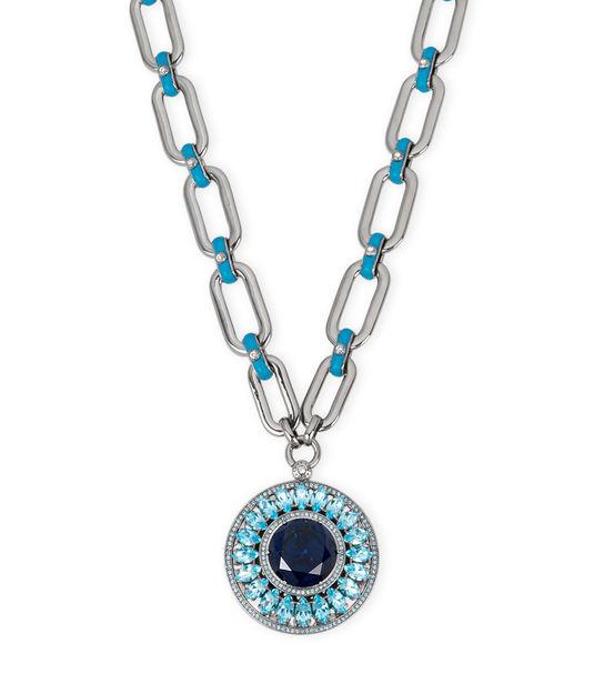 Henri Bendel Vanderbilt Medallion Pendant