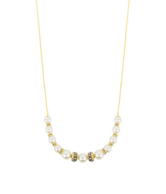 Henri Bendel Pearl Slider Necklace