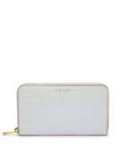 Henri Bendel West 57th Iridescent Zip Around Continental Wallet