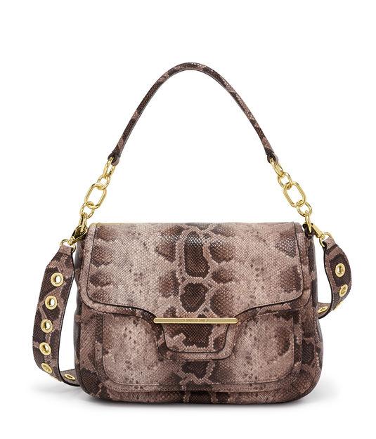 Henri Bendel Hasp Snake Shoulder Bag