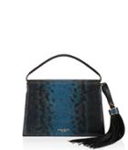 Henri Bendel Premium Lizard Tassel Shoulder Bag