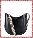 Henri Bendel West 57th Crossbody Hobo With Bouquet Striped Guitar Strap