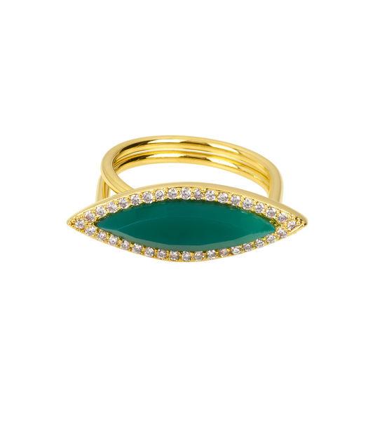 Henri Bendel Semi Precious Surf Ring