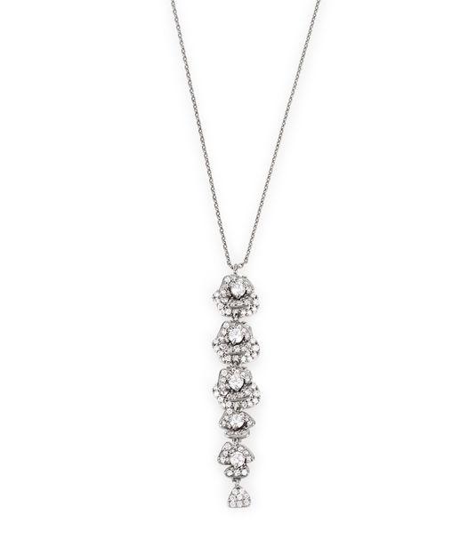 Henri Bendel Black Iris Y Necklace