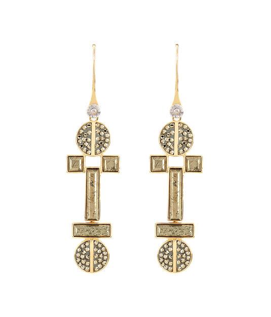 Henri Bendel Bendel Rocks Tribal Chandelier Earring