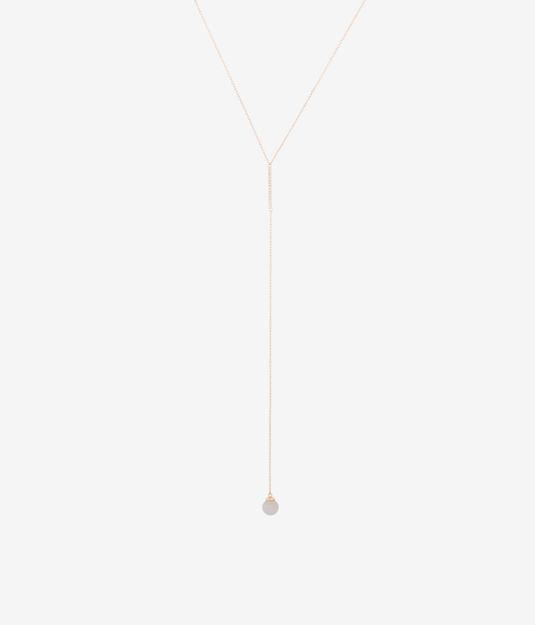 Henri Bendel Luxe Semi Thread Y Necklace
