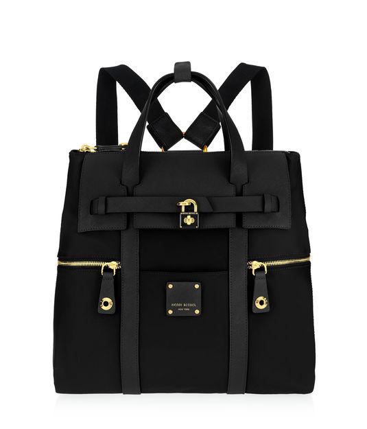 Henri Bendel Jetsetter Convertible Nylon Backpack