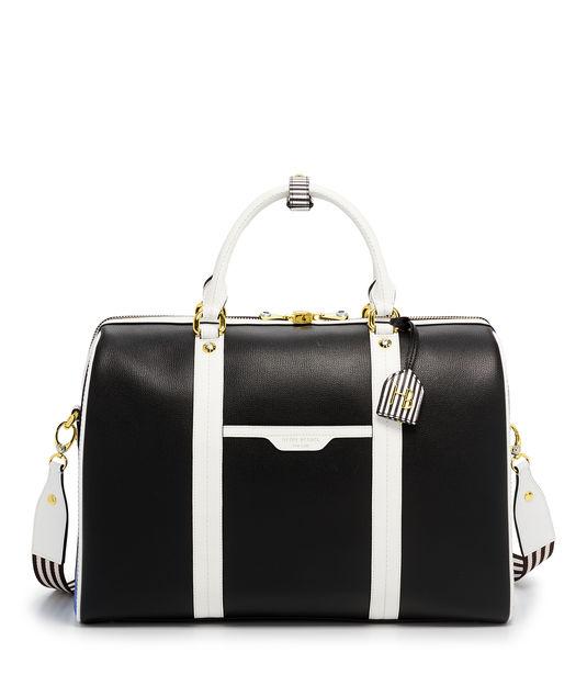 Henri Bendel West 57th Color Blocked Weekend Duffle