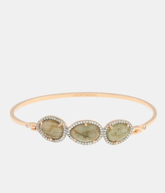 Henri Bendel Luxe Diamond Slice Hinge Cuff