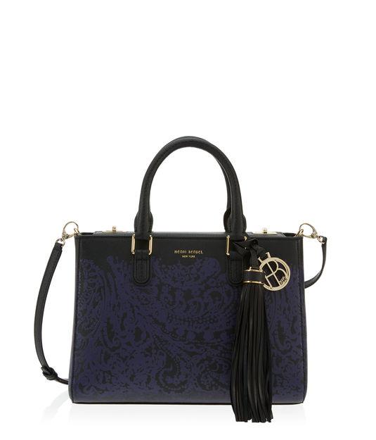 Henri Bendel West 57th Small Turnlock Printed Satchel
