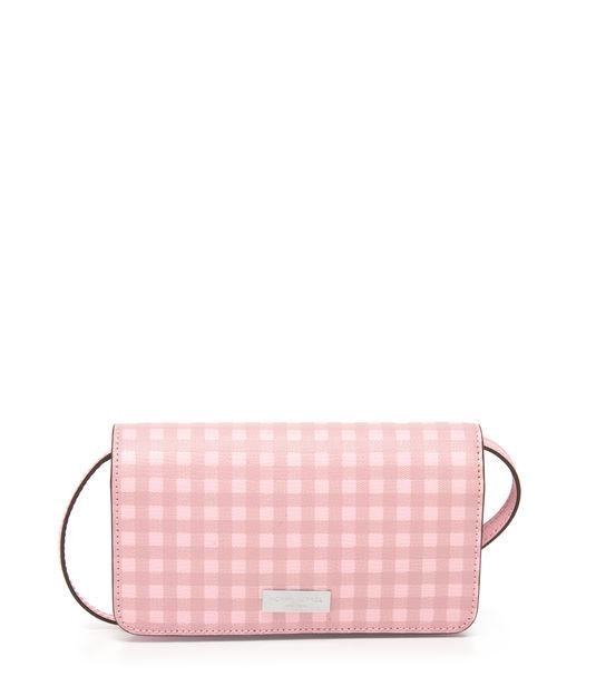 Henri Bendel West 57th Gingham Xl Smartphone Case Crossbody