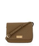 Henri Bendel Dalton Ostrich Saddle Bag