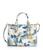 Henri Bendel West 57th Floral Print Turnlock Satchel