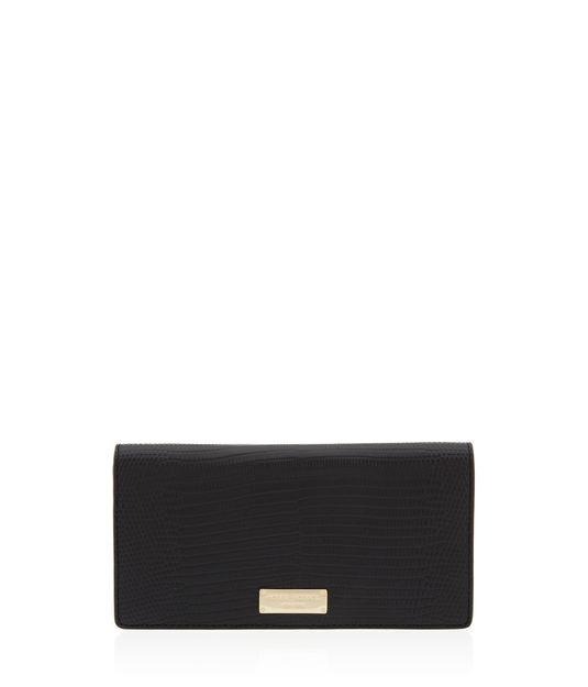 Henri Bendel West 57th Lizard Kangaroo Wallet
