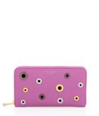 Henri Bendel West 57th Grommet Zip Around Continental Wallet