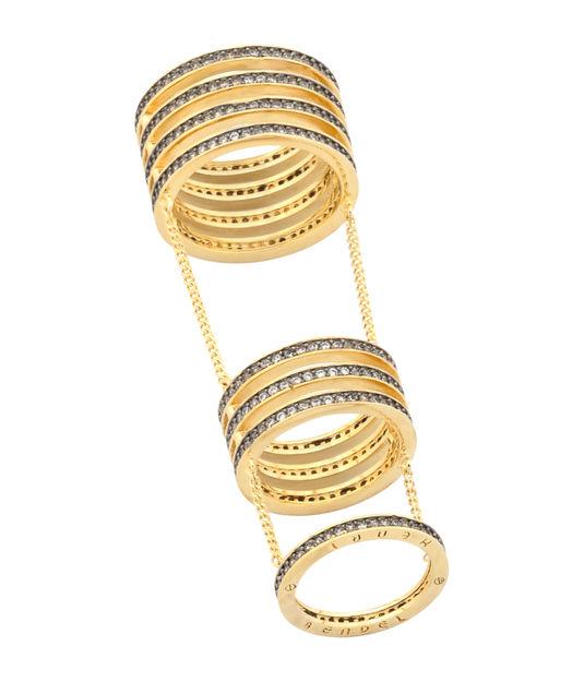 Henri Bendel Hudson Triple Down Ring