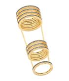 Henri Bendel Hudson Triple Down Ring