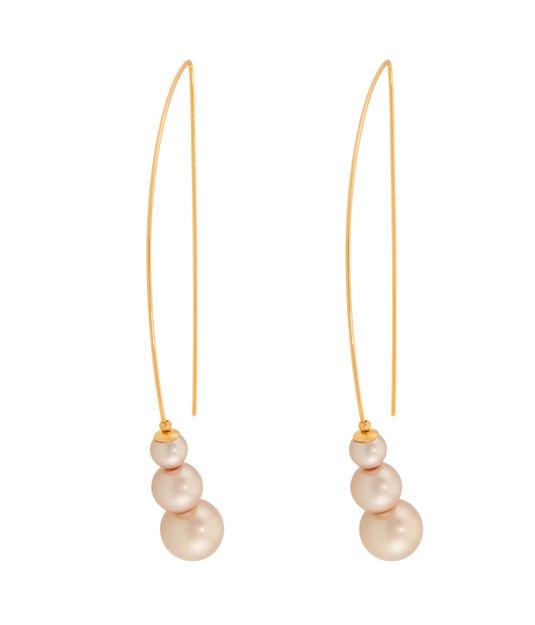 Henri Bendel Deco Pearl Arc Hoop