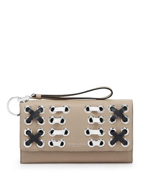 Henri Bendel Uptown Out & About Laced Organizer Wallet