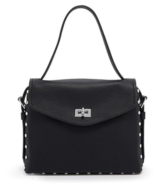 Henri Bendel Cooper Adjustable Zip Flap Satchel