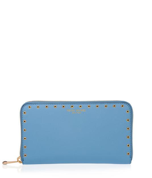 Henri Bendel West 57th Zip Around Continental Grommet Wallet