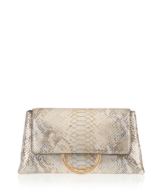 Henri Bendel Marquis Convertible Snake Clutch