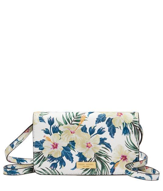 Henri Bendel West 57th Floral Print Xl Smartphone Case Crossbody