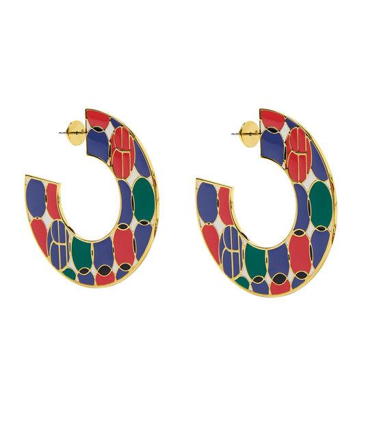 Henri Bendel Astor Graphic Hoop Earring