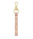 Henri Bendel Pearl Leather Loop Key Fob