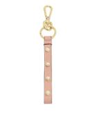 Henri Bendel Pearl Leather Loop Key Fob