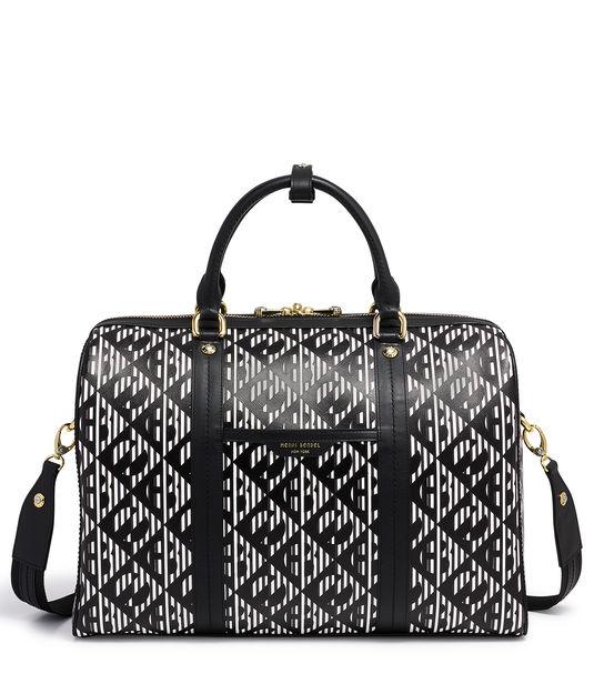 Henri Bendel West 57th Modern Monogram Weekend Duffle