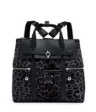 Henri Bendel Jetsetter Convertible Leopard Haircalf Backpack