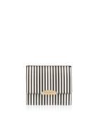 Henri Bendel Centennial Stripe Card And Coin Purse