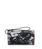 Henri Bendel Uptown Floral Printed Out & About Organizer Wallet