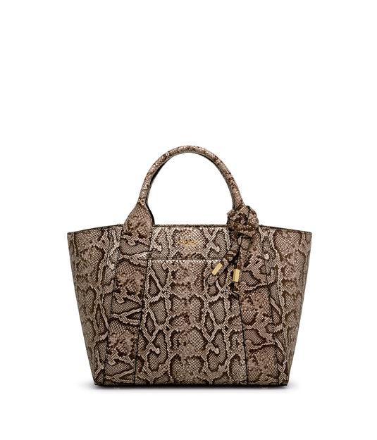 Henri Bendel Snake Embossed Brunch Tote
