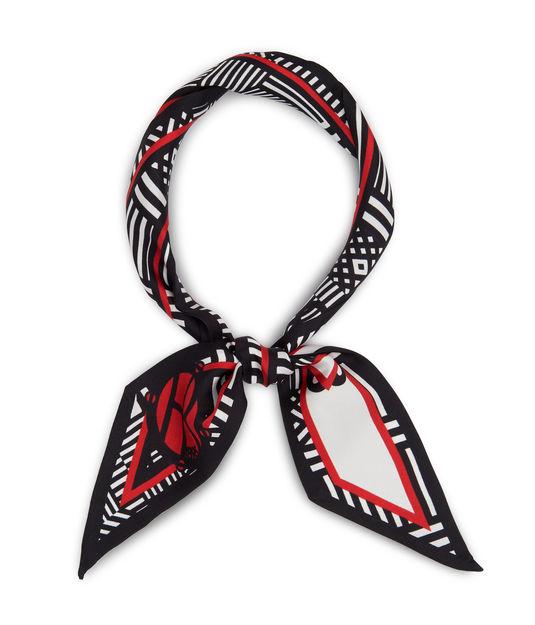 Henri Bendel Whimsy Graphic Skinny Mini Scarf