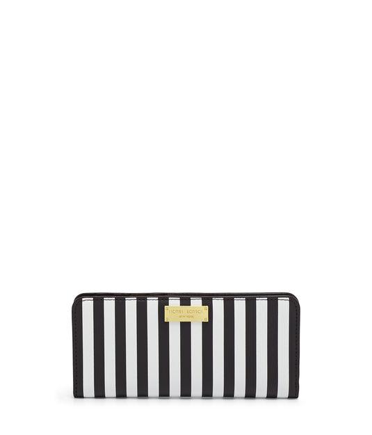 Henri Bendel Centennial Stripe Single Snap Wallet