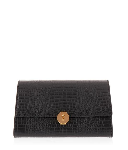 Henri Bendel Premium Key Hole Chain Clutch