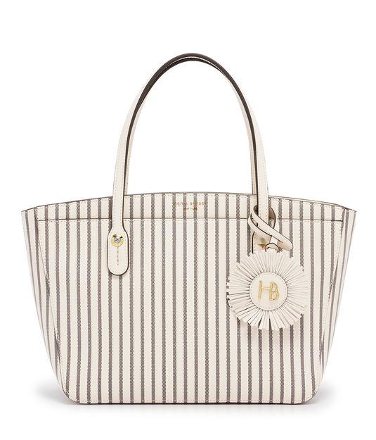 Henri Bendel West 57th Striped Domed Satchel