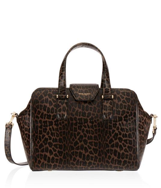 Henri Bendel Houston Leopard Satchel