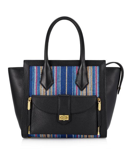 Henri Bendel Rivington Woven Straw Tote