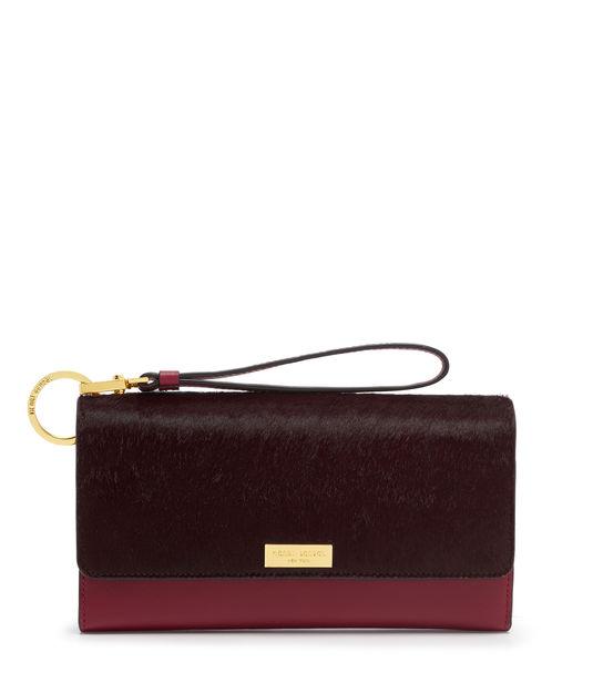 Henri Bendel Uptown Haircalf Out & About Organizer Wallet
