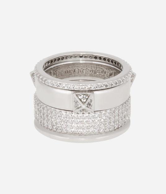 Henri Bendel Luxe Sporty Disc Stack Ring