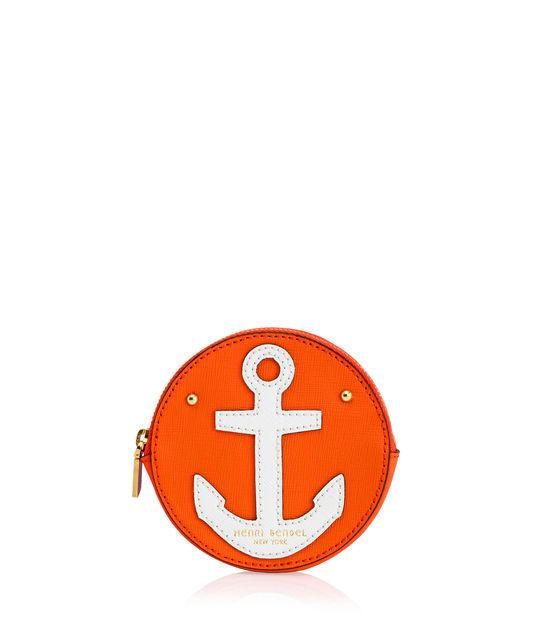 Henri Bendel West 57th Round Anchor Coin Purse
