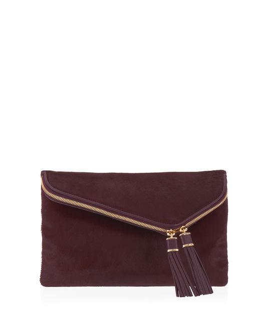 Henri Bendel Debutante Convertible Haircalf Clutch